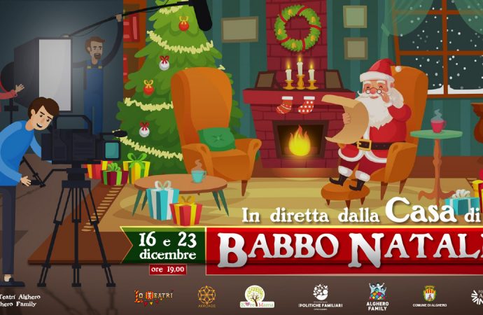 Alghero non rinuncia al villaggio di Babbo Natale che sarà in diretta facebook