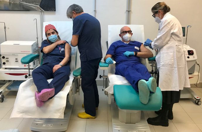 Asl Sassari, prosegue la campagna di vaccinazione, ad Alghero 865 somministrazioni fra operatori sanitari