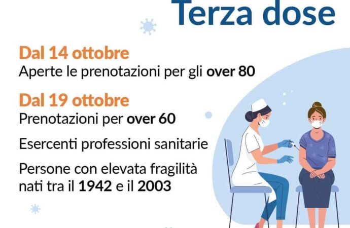 Hub Mariotti, via libera alla terza dose per over 80 e fragili