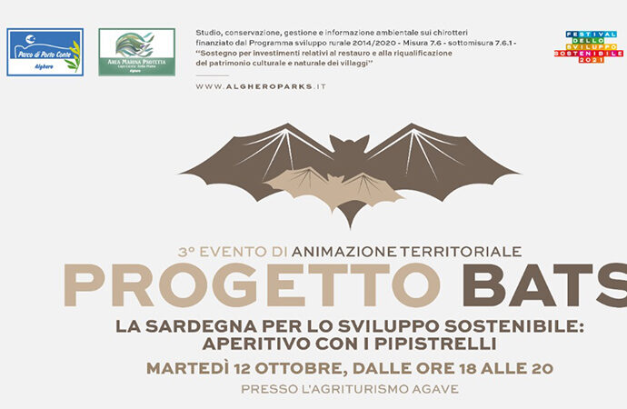 Progetto Bats a cura del Ceas di Porto Conte. Aperitivo all’Agriturismo Agave e Bat Night