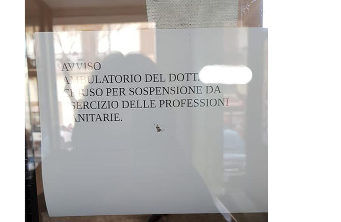 Ad Alghero altro medico no vax sospeso dall’esercizio della professione