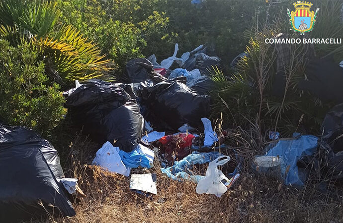 Rifiuti, i Barracelli individuano il “furbetto”, sanzione di 700euro