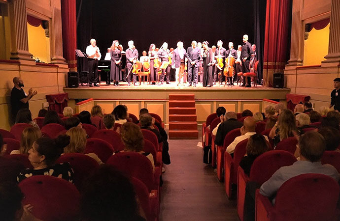 Applausi al Teatro Civico di Alghero per “Le musiche di Antonio Simon Mossa”