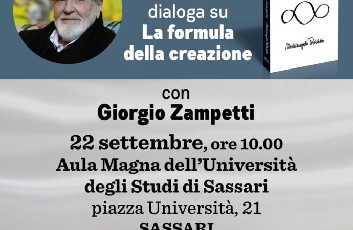 Legambiente Sassari – Michelangelo Pistoletto  dialoga sul suo libro “La formula della creazione” nell’Aula Magna dell’Uniss