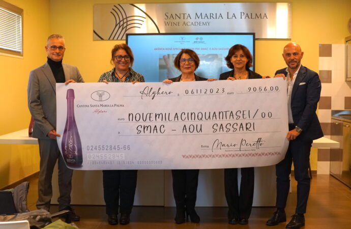 Cantina Santa Maria La Palma e Aou per le donne: donazione per la conclusione della campagna Akènta Rosé Special Edition