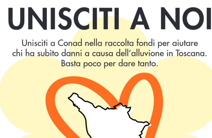 “Unisciti a noi” al fianco della Toscana: la campagna di solidarietà di Conad Nord Ovest