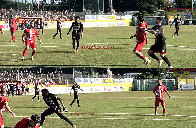 VIDEO – L’Alghero attacca la vetta, segna 5 reti ma vince per 3 a 0 contro il Tuttavista Galtellì