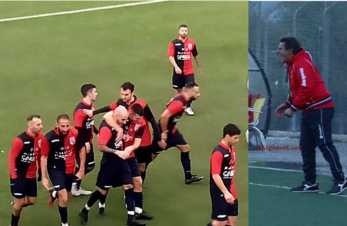 VIDEO – Lo Sporting Alghero sale in cattedra, la capolista Atletico Castelsardo si inchina per la prima volta e fra le mura amiche