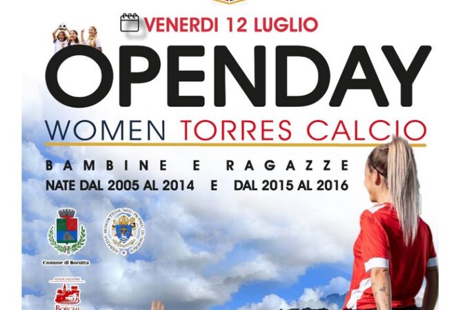 Open Day della Women Torres Calcio a Borutta