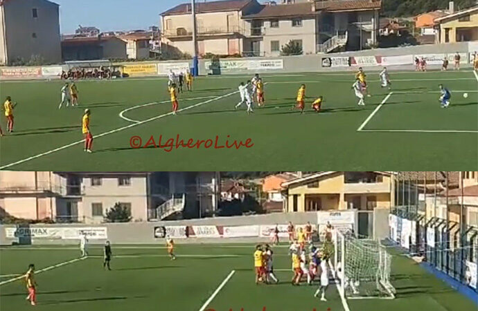 VIDEO – Il piede di Mereu è magico e l’Alghero vince a Calangianus con due prodezze del capitano: le immagini