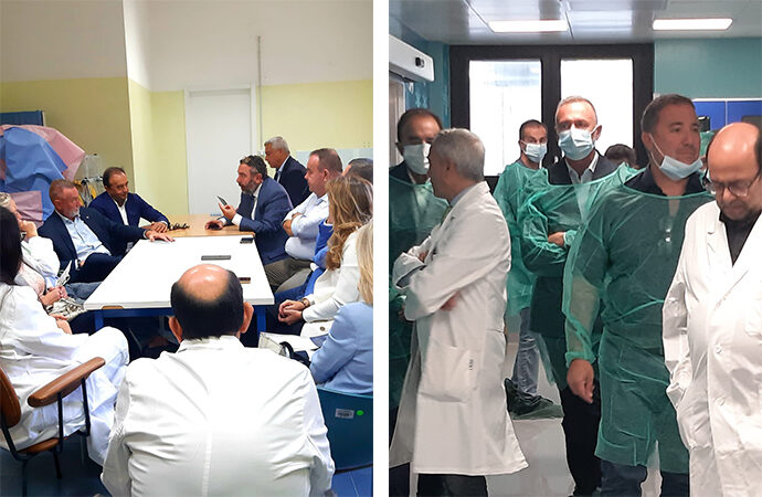 Ispezione strutture sanitarie, l’On. Cappellacci ad Alghero: il futuro dell’Ospedale Marino al centro del dibattito