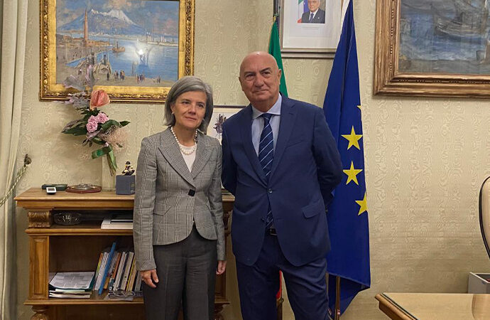 L’Amministratore Straordinario della Città Metropolitana di Sassari  Gavino Arru ha incontrato il Prefetto Grazia La Fauci