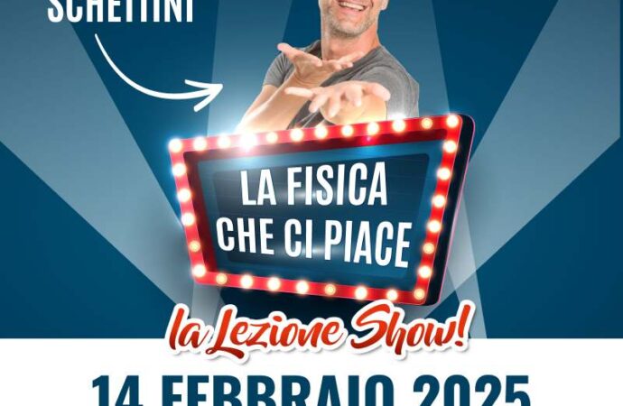 Vincenzo Schettini a Sassari con La Fisica che Ci Piace