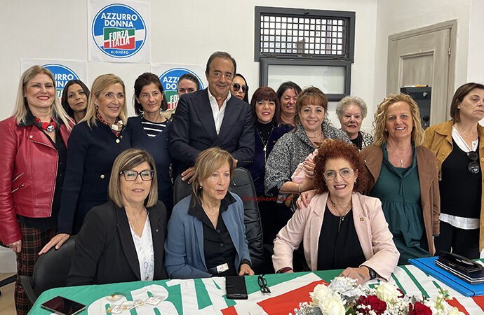 Ad Alghero è nata azzurro donna, Forza Italia declinata al femminile