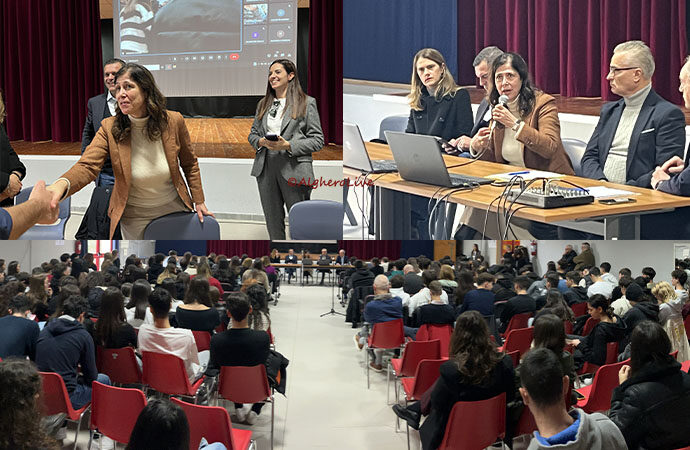 Alessandra Todde oggi ad Alghero  ha incontrato gli studenti al Liceo Scientifico: Sanità, trasporti rinnovabili a tutto campo