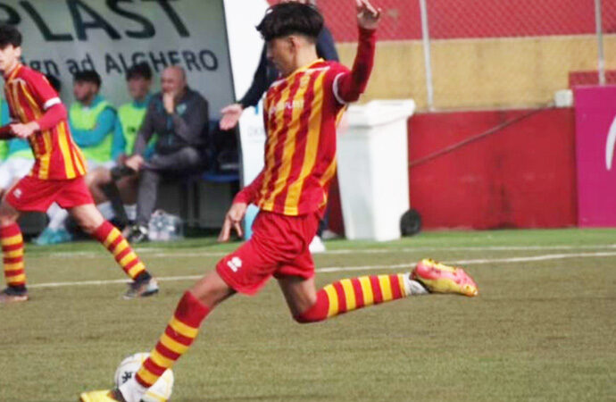 Francesco Chessa dell’Alghero convocato in Nazionale U17 della Lnd. Un centrocampista da tempo nel mirino degli osservatori