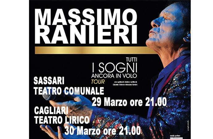 Massimo Ranieri in Sardegna, aperta la prevendita per i due concerti