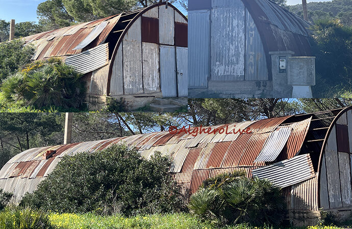 Un Nissen hut a Maristella necessita di attenzione e manutenzione. Un manufatto ampiamente utilizzato durante la Prima e la Seconda Guerra Mondiale