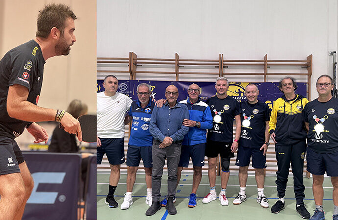 L’ASD Il Cancello Alghero travolgente contro il Ping Pong Monterosello trascinato da Marco Cassitta