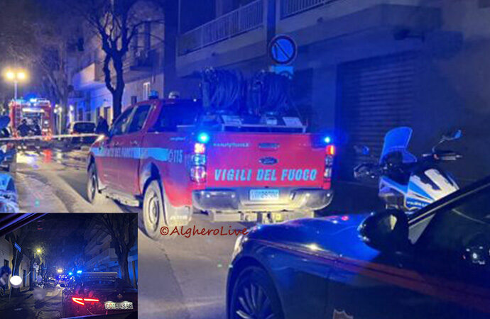 Prende fuoco una Audi in Via V.Veneto, strada chiusa al traffico