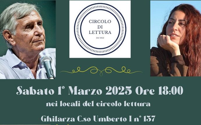 Ghilarza – Bachisio Bandinu ed Eleonora D’Angelo al “Circolo di Lettura dal 1852”