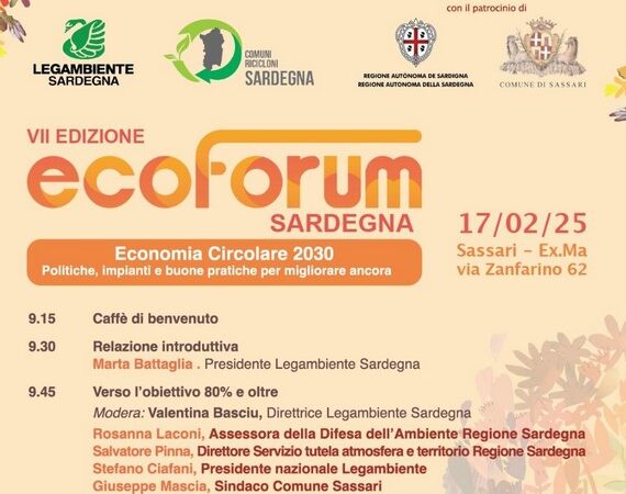 VII^ edizione ECOFORUM SARDEGNA a Sassari spazio Ex.Ma
