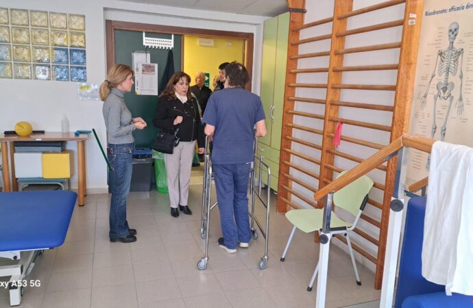 Francesca Masala, Consigliere regionale di FdI, in visita nell’ospedale di comunità di Ploaghe