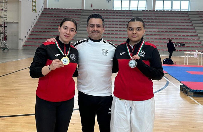 La Sandalia Karate di Ozieri trionfa ai Campionati regionali: Oro e Argento Seniores per Fatima Chessa e Aurora Vacca