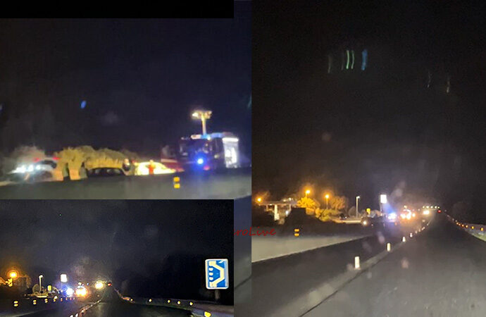 VIDEO – Tamponamento ieri notte sulla 4 Corsie direzione Sassari, due feriti