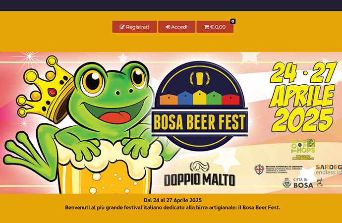 Bosa Beer Fest 2025: “L’Anno della Rana” celebra l’artista Salvatorangelo Spanu con birra artigianale d’eccellenza e un programma spettacolare