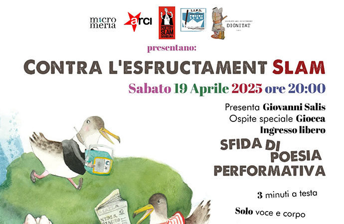 Al Circolo Culturale Micromeria di Alghero il Contra l’Esfructament Slam