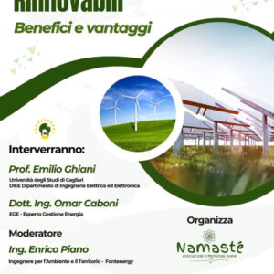 Comunità Energetiche Rinnovabili: Un Futuro Sostenibile e Partecipativo. Dibattito a Oristano promosso dall’APS NAMASTE’