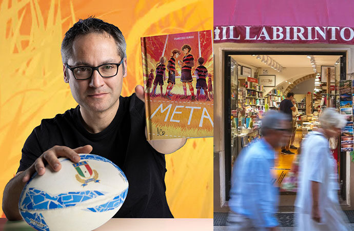 Francesco Gungui ad Alghero per presentare “Meta”, il nuovo libro per ragazzi dedicato al rugby