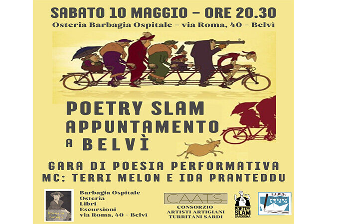 Belvì apre le porte al Poetry Slam, appuntamento per sabato 10 Maggio