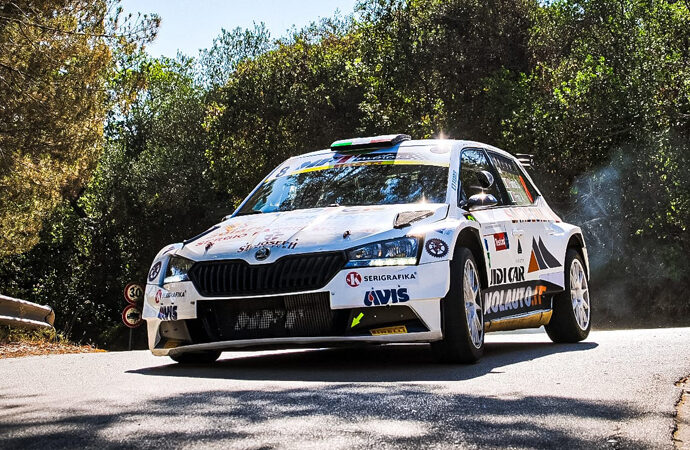 L’osilese Andrea Pisano il più veloce nello shakedown del 30º Rally Internazionale Golfo dell’Asinara