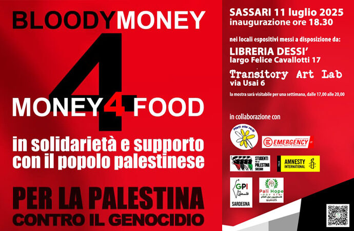 Sassari, iniziativa di solidarietà e supporto per la Palestina