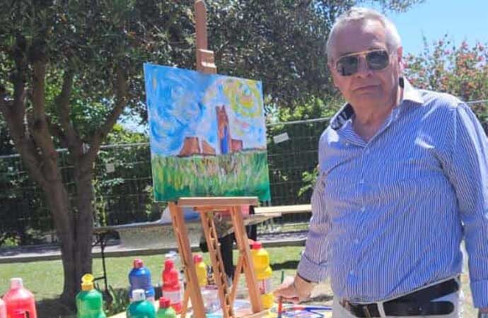 Mostra di pittura di Salvatore Puggioni a Bonnanaro, dedicata alla memoria di Padre Bonifacio