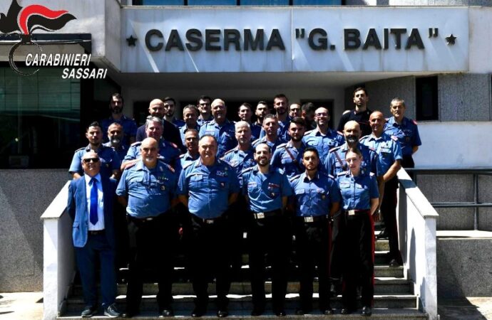Alghero, porto Torres, e Asinara, il Generale di Divisione Stefano Iasson ha salutato i Carabinieri dei Comandi Locali