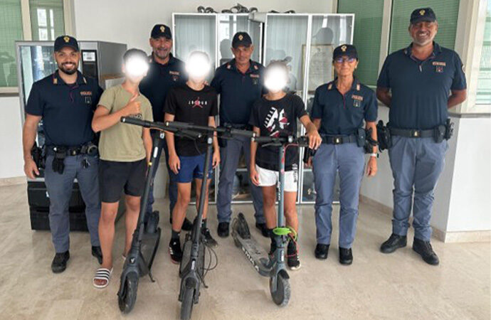 Alghero – Furto di tre monopattini, un uomo denunciato dalla Poliizia