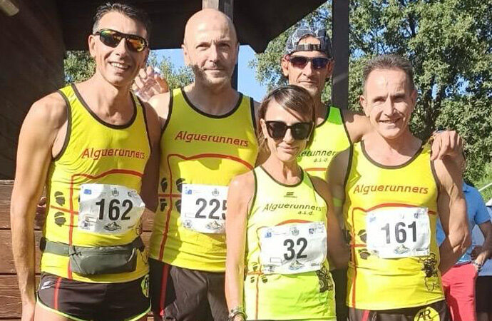 Alguerunners alla  “Dal Mare alla Montagna”,  Giuseppe Fenu sul 3° gradino del podio, bene  Michela Pensè, Attilio D’Anzeo, Andrea Fonnesu e Roberto Uda