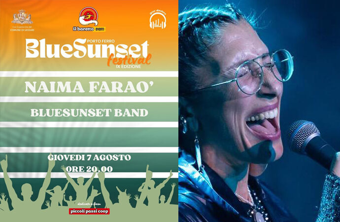 BlueSunset festival, al Baretto di Porto Ferro arriva Naima Faraò