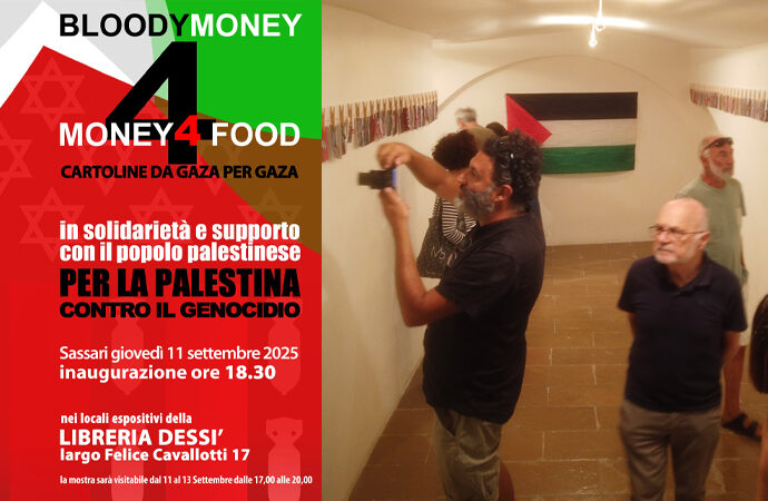 “Cartoline da Gaza per Gaza”, alla Libreria Dessì un’iniziativa di solidarietà per la Palestina