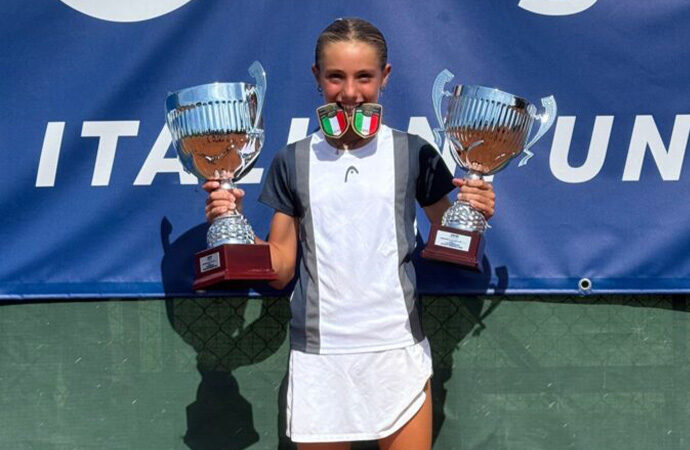 VIDEO – Sofia Brigatti è la nuova Campionessa Italiana under 11 femminile di singolare e doppio. E’ Algherese per metà
