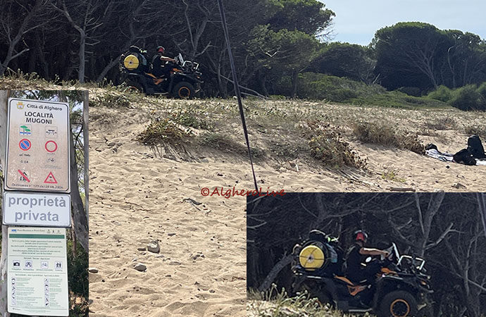 Turismo cafone – Con il Quad a Mugoni sulle Dune e sul “pancratium maritimum”. Il Parco di Porto Conte?