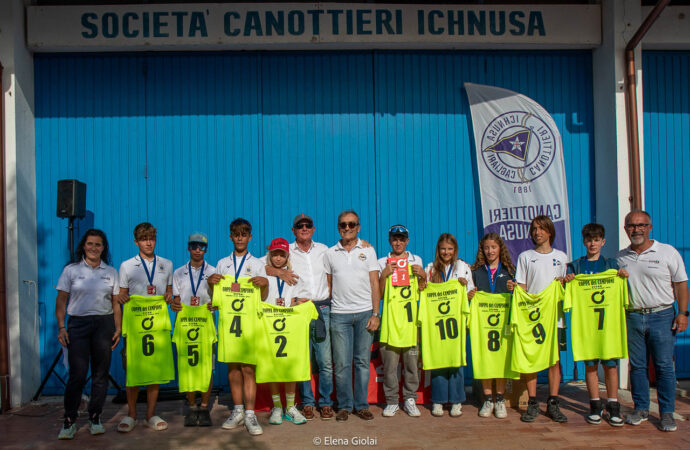 Il Cagliaritano Gianluca Pilia e il toscano Gabriele Lizzulli i vincitori della VI Coppa dei Campioni OpenSkiff