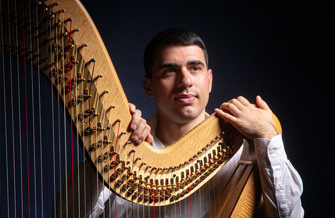 L’arpa di Matteo Ierardi ai Mercoledì del Conservatorio
