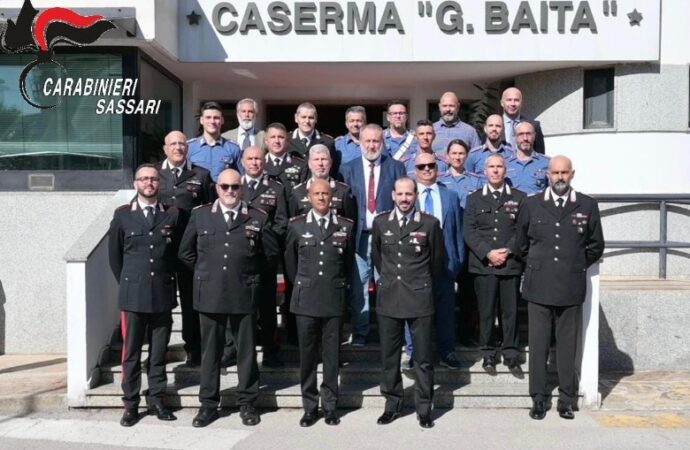 Il Generale di Brigata Francesco Rizzo ha fatto visita al Comando Compagnia Carabinieri di Alghero
