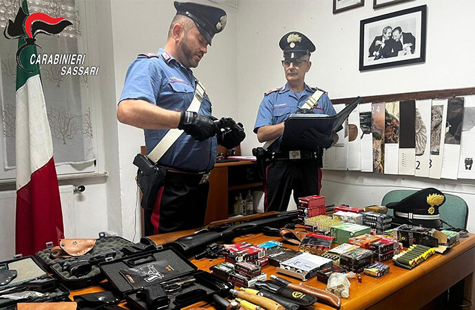 Olmedo, minaccia commerciante con una pistola. Arrestato uomo dai Carabinieri