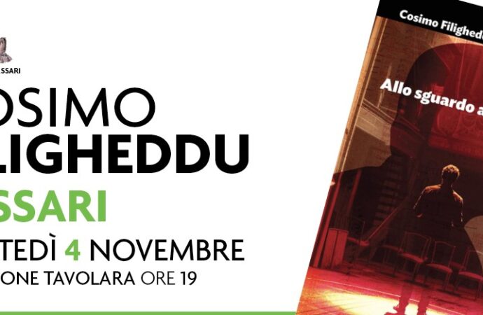 Cosimo Filigheddu presenta a Sassari il suo nuovo romanzo “Allo sguardo attento”