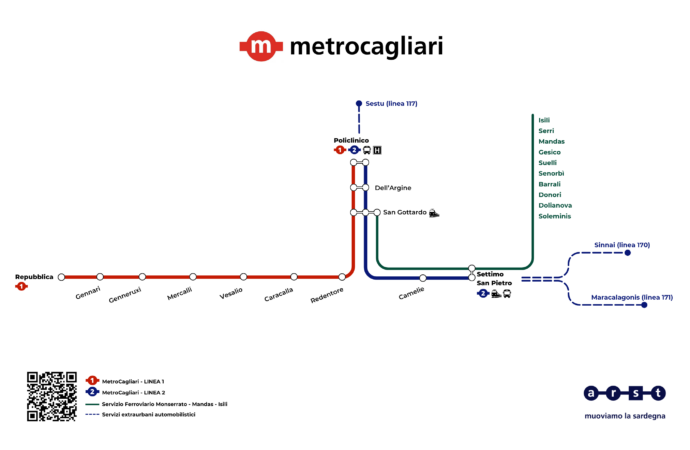 Riapre la tratta Repubblica–San Gottardo di MetroCagliari Da lunedì 27 ottobre tram ogni 10 minuti